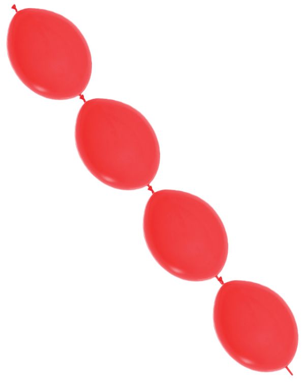 Link-o-Loon Red Balloons - 12&quot; Latex (50pk)