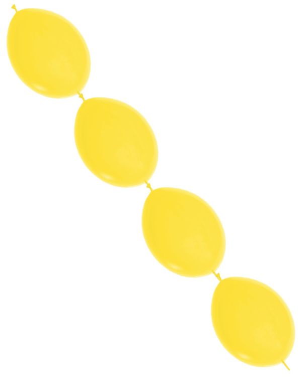 Link-o-Loon Yellow Balloons - 12&quot; Latex (50pk)