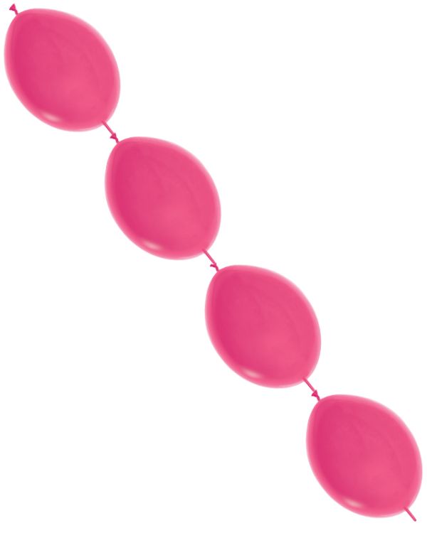 Fuchsia Link-o-Loon Balloons - 6&quot; Latex (100pk)