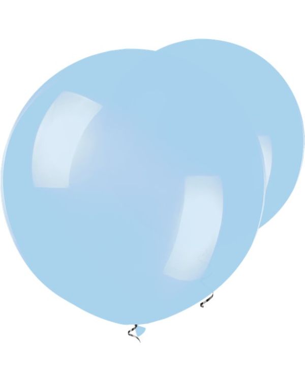 Baby Blue Balloons - 17&quot; Latex (50pk)