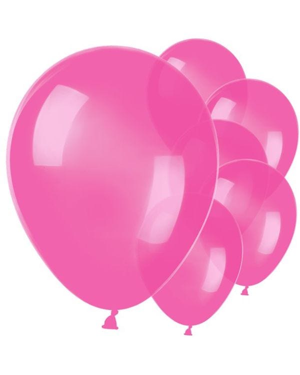Hot Pink Balloons - 11&quot; Latex (100pk)