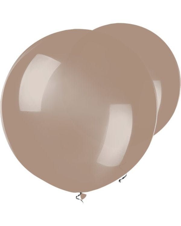 Cocoa Balloons - 17&quot; Latex (50pk)