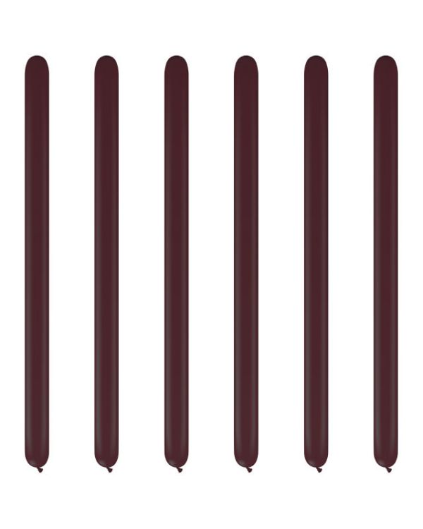 Merlot Red Modelling Balloons - 260 Latex (100pk)