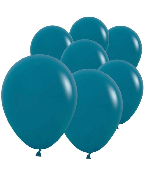 Deep Teal Balloons - 5&quot; Latex (100pk)