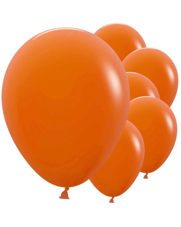 Sunset Orange Balloons - 12&quot; Latex (50pk)