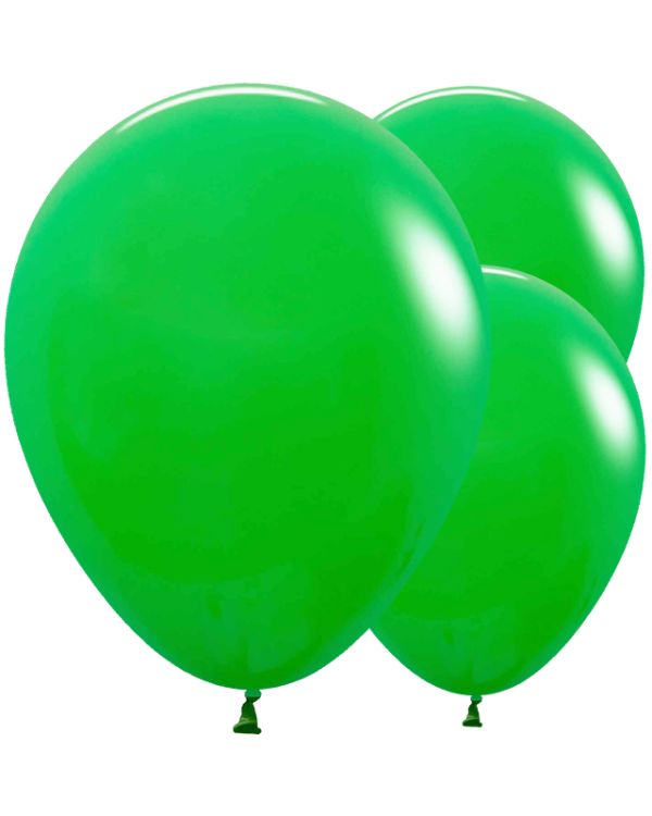 Shamrock Green Balloons - 18&quot; Latex (25pk)