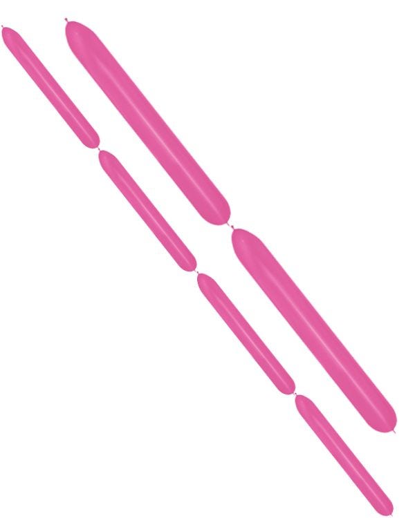 Link-o-Loon 660 Fuchsia Balloons - Latex (50pk)