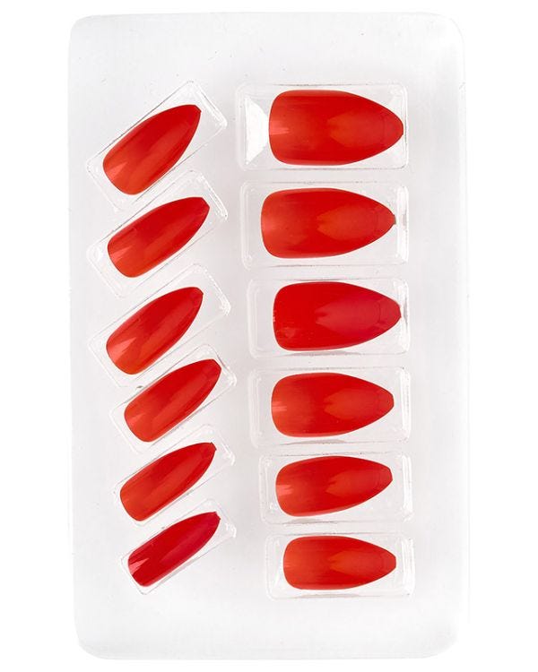 Red Stiletto Nails