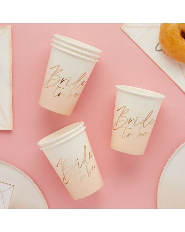 Bride to Be Paper Cups (8pk)