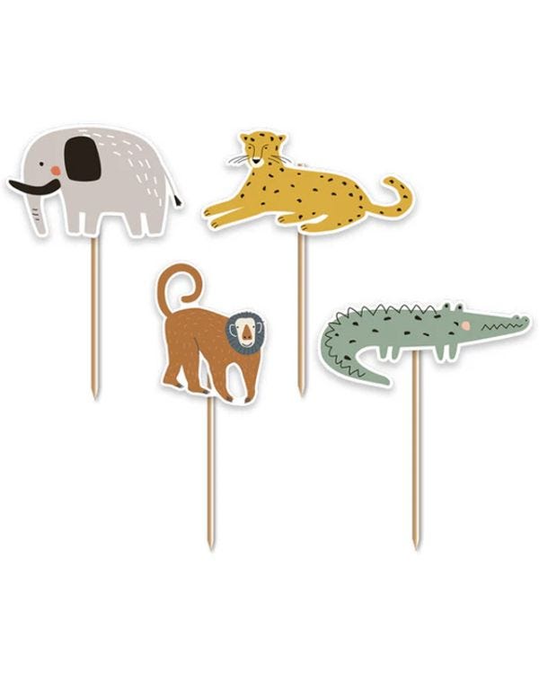 Safari Cupcake Toppers (12pk)