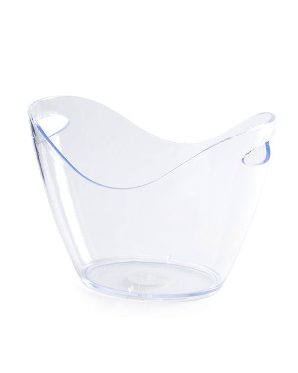 Clear Ice Bucket 4 Litre - 27cm x 20cm x 20cm