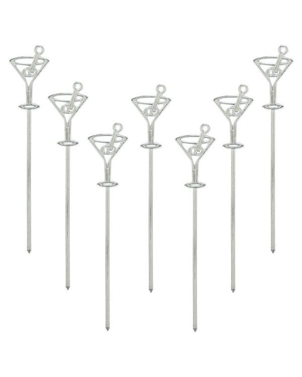 Silver Cocktail Picks - 10cm (50pk)