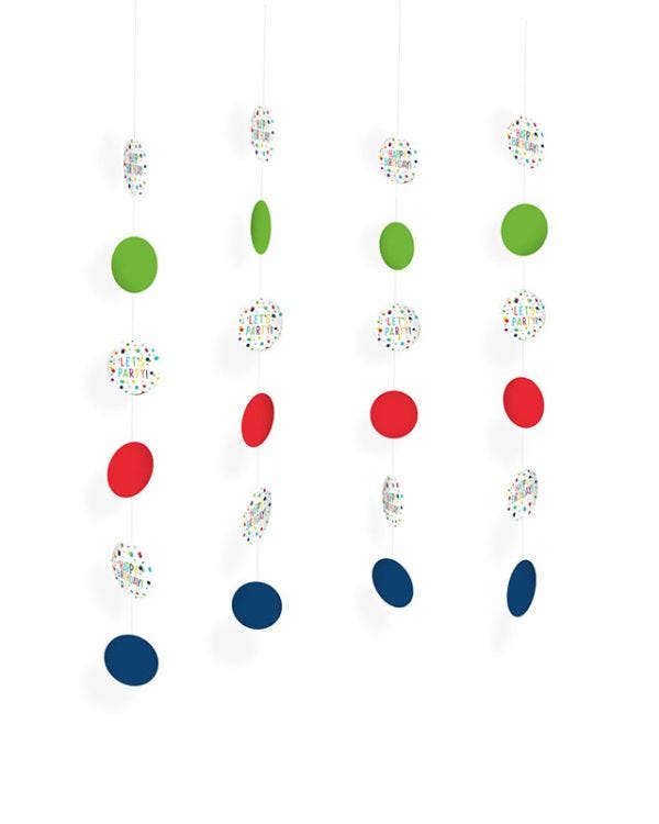 Confetti Birthday String Decoration
