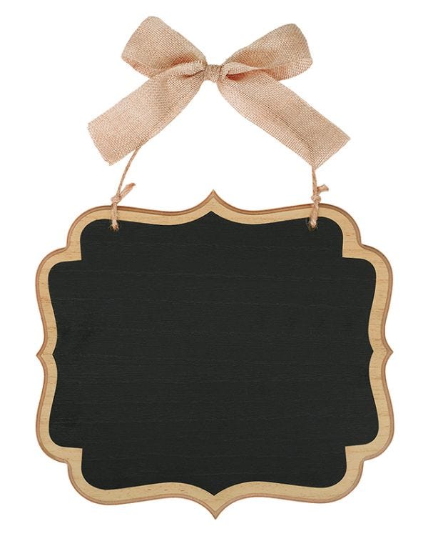 Large Natural Marquee MDF Sign