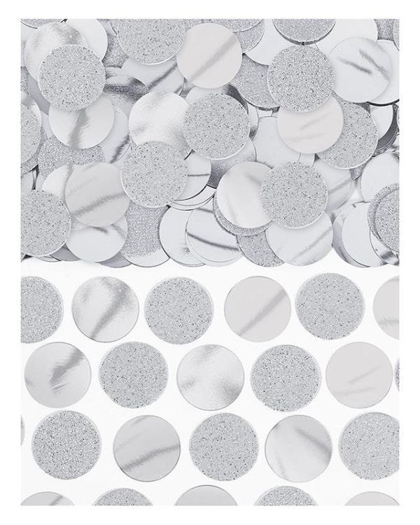 Silver Foil Confetti (63g)
