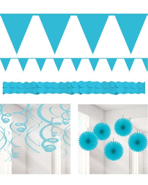 Blue Party Decorating Kit
