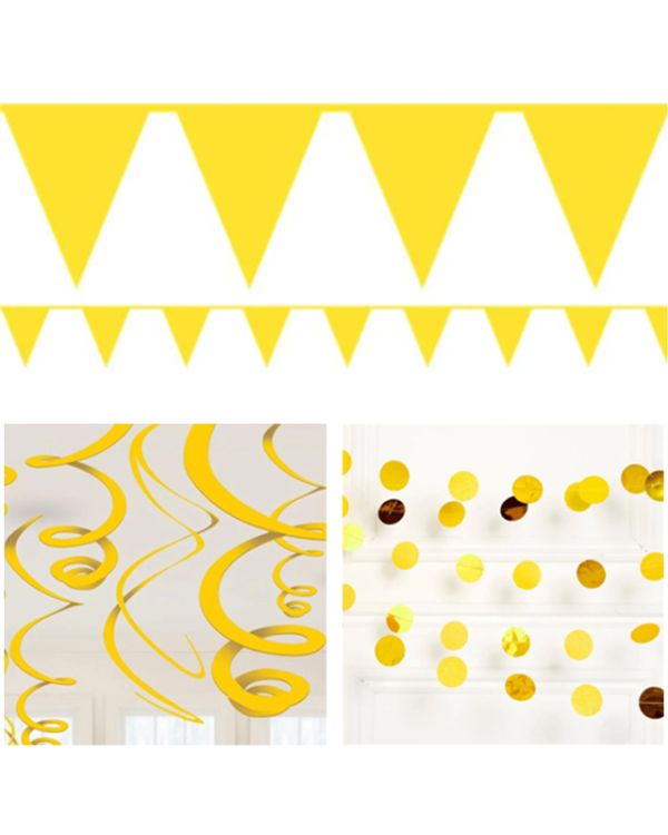 Yellow Party Decorating Kit
