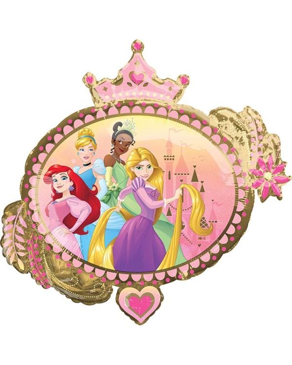 Disney Princess Once Upon A Time Supershape Balloon - 34&quot; x 32&quot; Foil