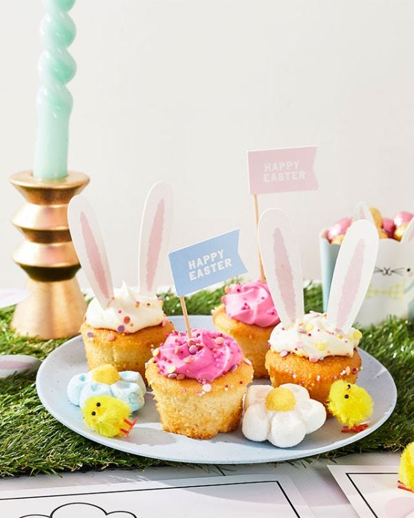 Easter Bunny Cake Toppers (12pk)