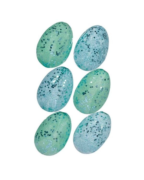 Mermaid Fillable Glitter Eggs (6pk)