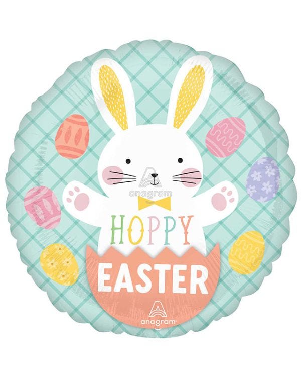 Hoppy Easter Bunny Balloon - 18&quot; Foil
