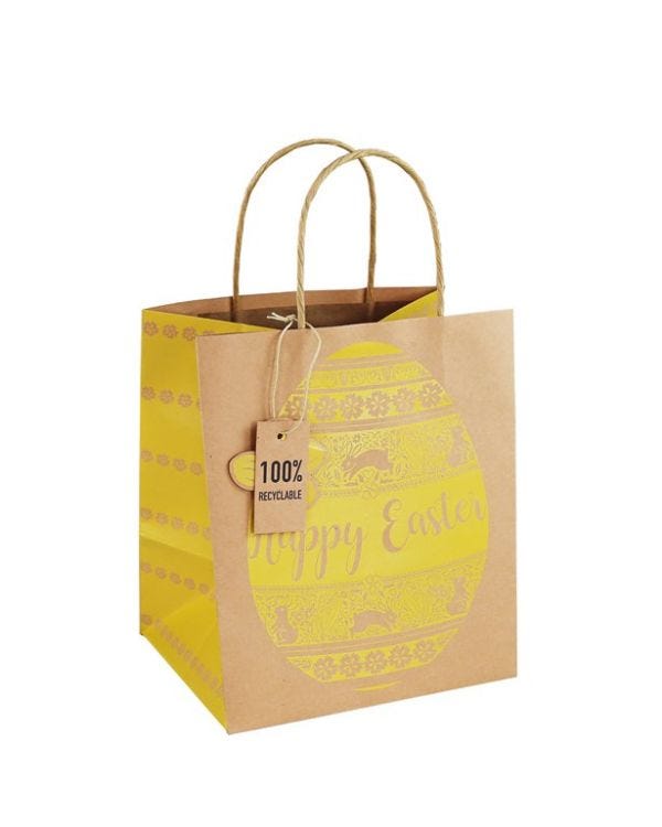 Easter Egg Craft Medium Gift Bag &amp; Tag