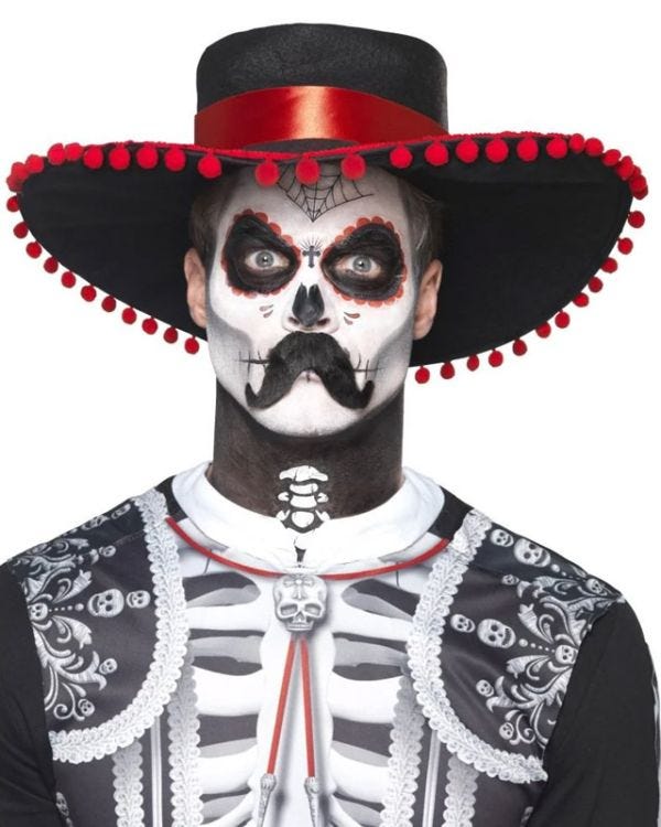 Day Of The Dead Senor Bones Make-Up Kit
