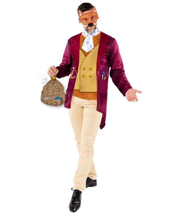 Roald Dahl Fantastic Mr Fox - Adult Costume
