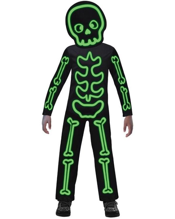 GID Stick Skeleton - Child Costume