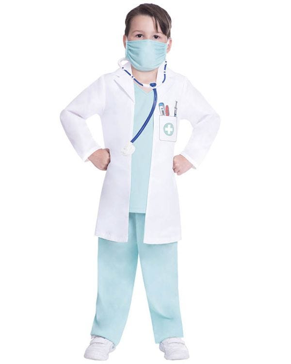 Doctor&#039;s Scrubs - Childs Costume