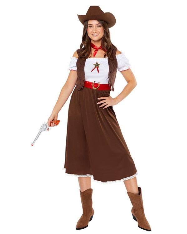 Western Cowgirl - Adult Costume