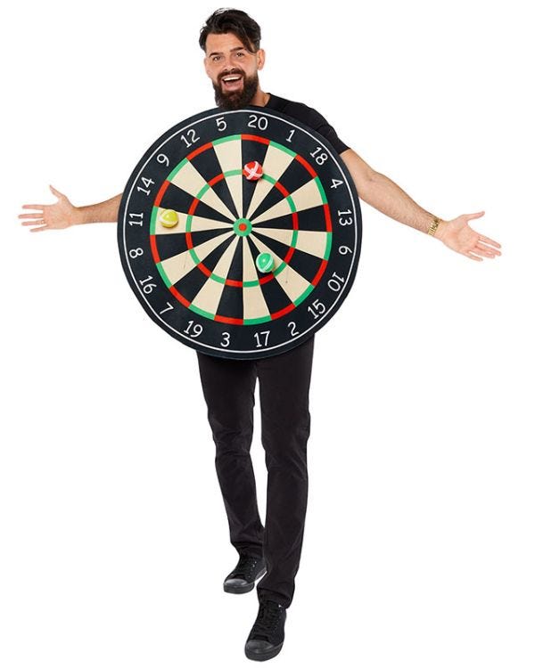 Dartboard Tabard - Adult Costume