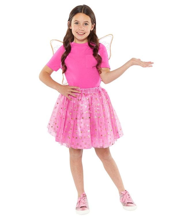 Pink Butterfly Fairy Set - Child Costume