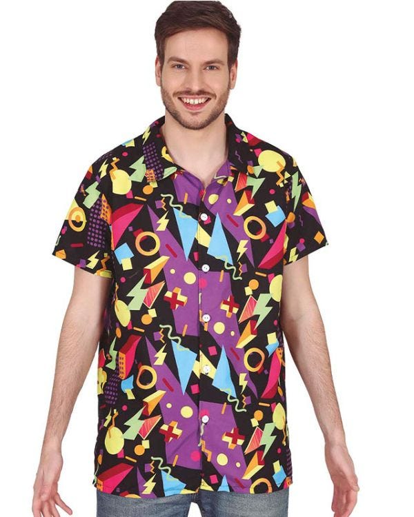 80&#039;S Shirt - Adult Costume