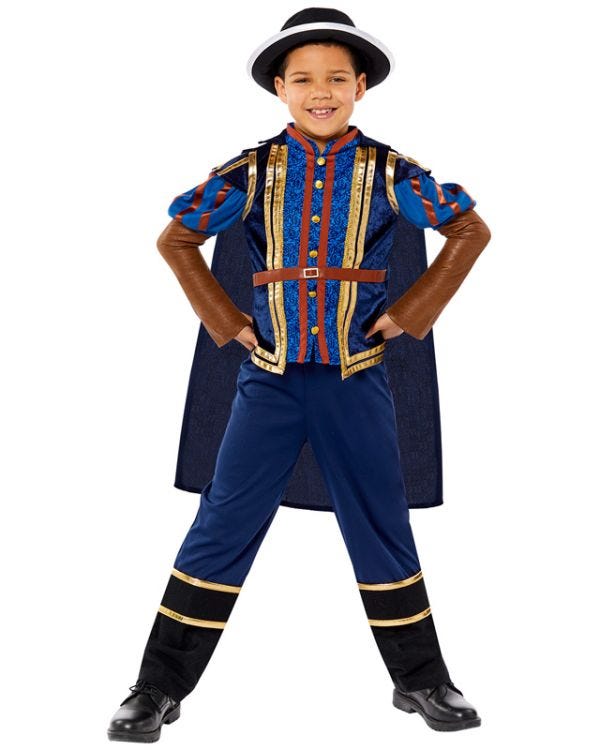 Tudor Boy Blue Deluxe - Child Costume