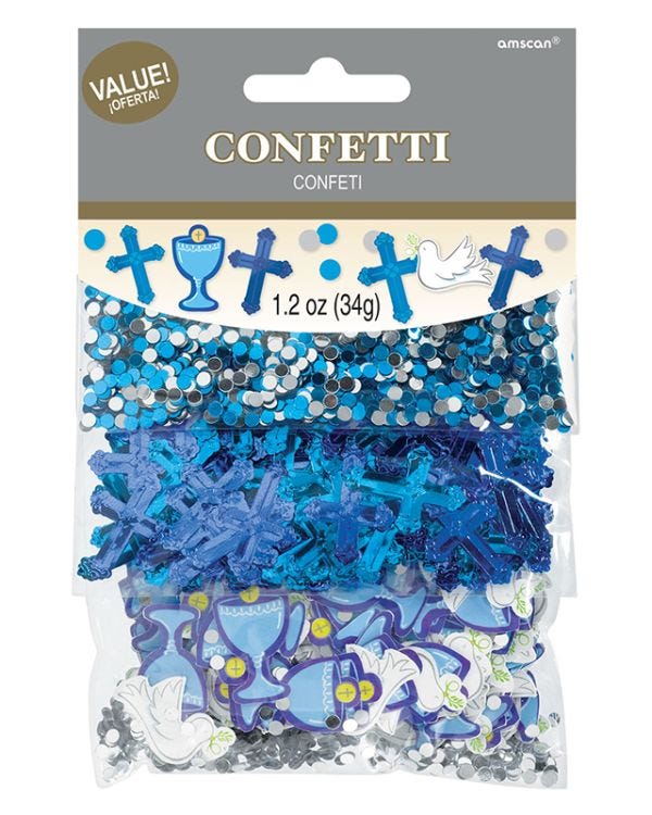 First Communion Blue Confetti - 34g
