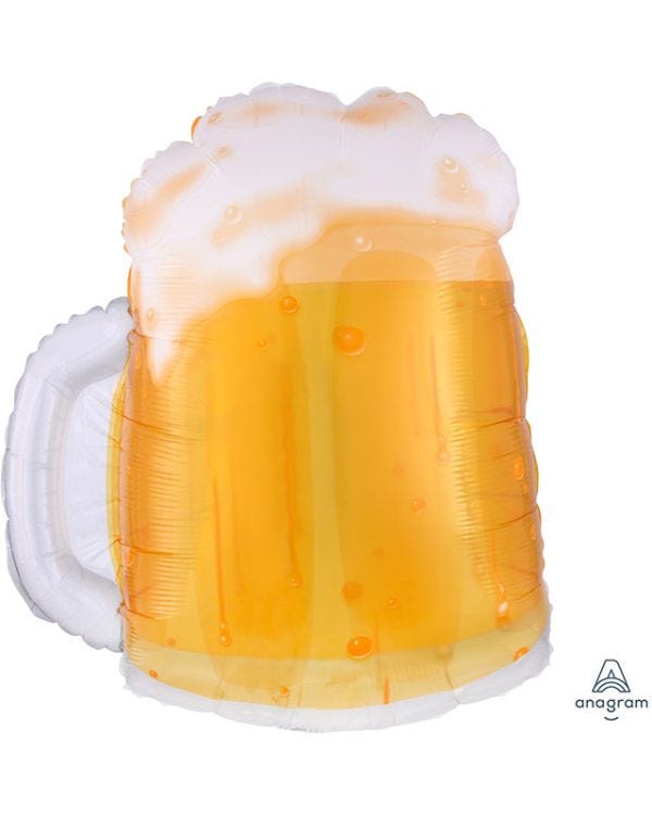 Beer Mug SuperShape Balloon - 23&quot; Foil