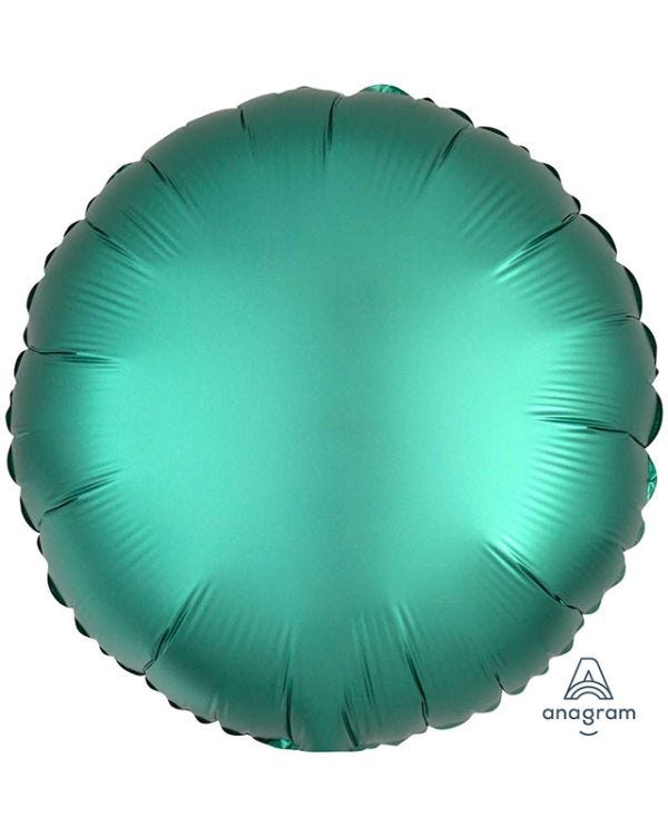Jade Satin Luxe Circle Foil Balloon - 18&quot; unpackaged