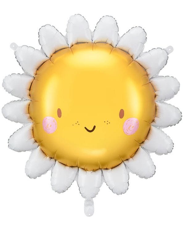 Smiley Sunshine Shape Balloon - 27.5&quot; Foil
