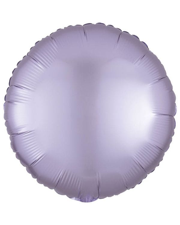 Satin Luxe Pastel Lilac Round Balloon - 18&quot; Foil