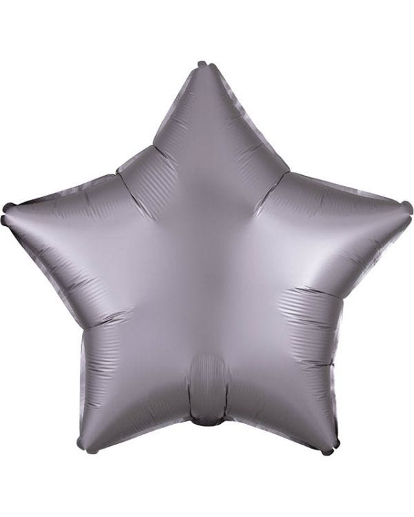 Satin Greige Star Balloon - 18&quot; Foil