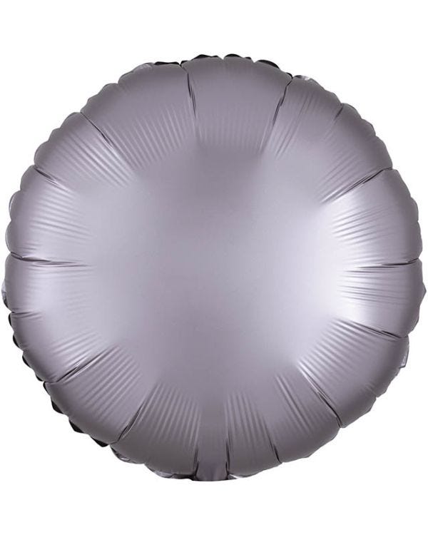 Satin Luxe Greige Round Balloon - 18&quot; Foil