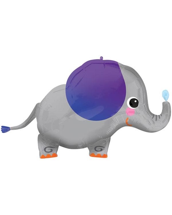 Elephant Supershape - 34&quot; x 20&quot; Foil