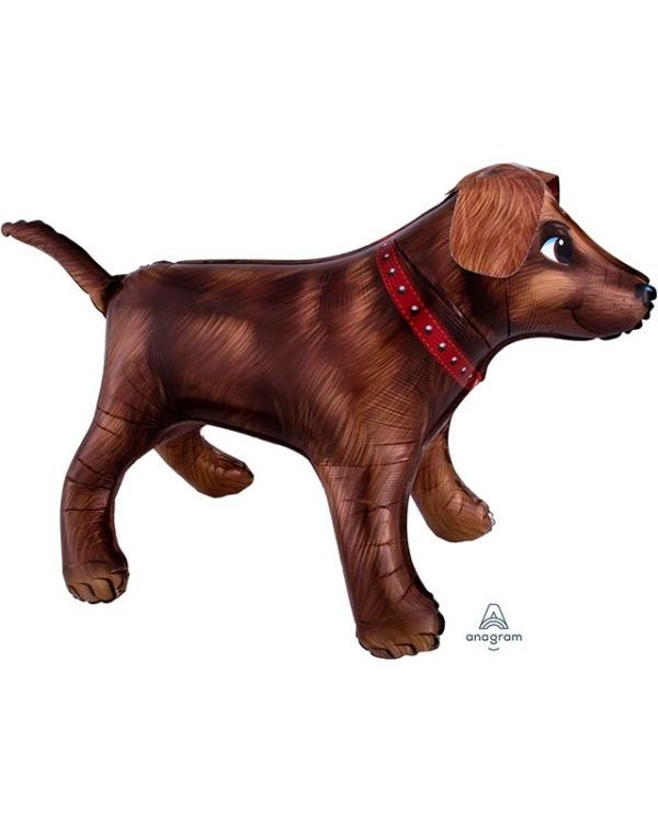 Golden Dog Ultra Shape Balloon - 36&quot; x 24&quot; Foil