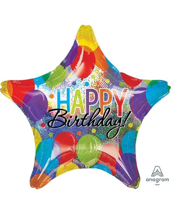 Happy Birthday Bash Jumbo Foil Balloon - 28&quot;