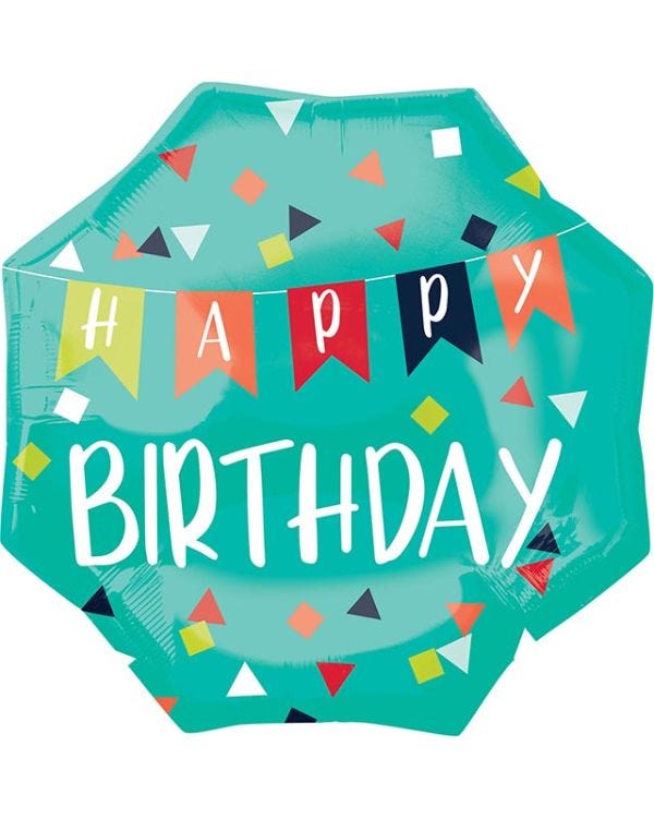 Reason to Celebrate Supershape Balloon - 22&quot; x 22&quot; Foil