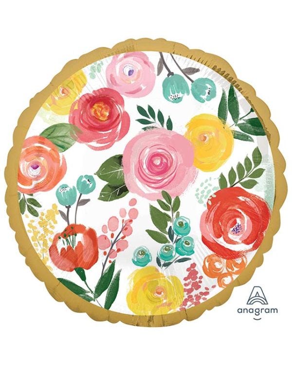 Bright Florals Balloon - 18&quot; Foil