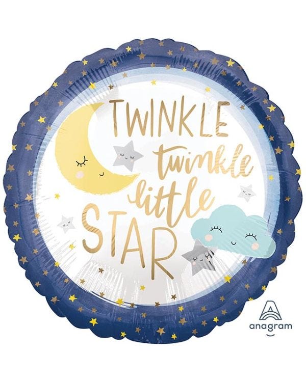 Twinkle Little Star Balloon - 18&quot; Foil