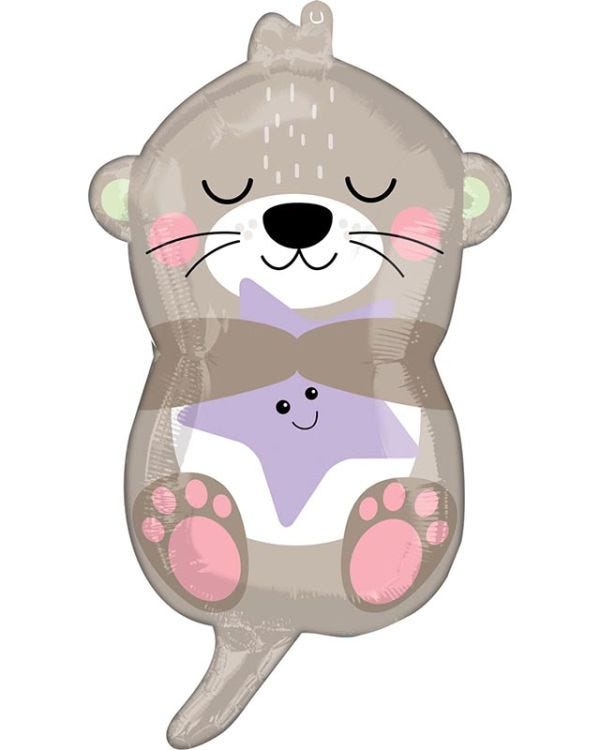 Otterly Adorable Shaped Balloon - 13&quot; x 25&quot; Foil