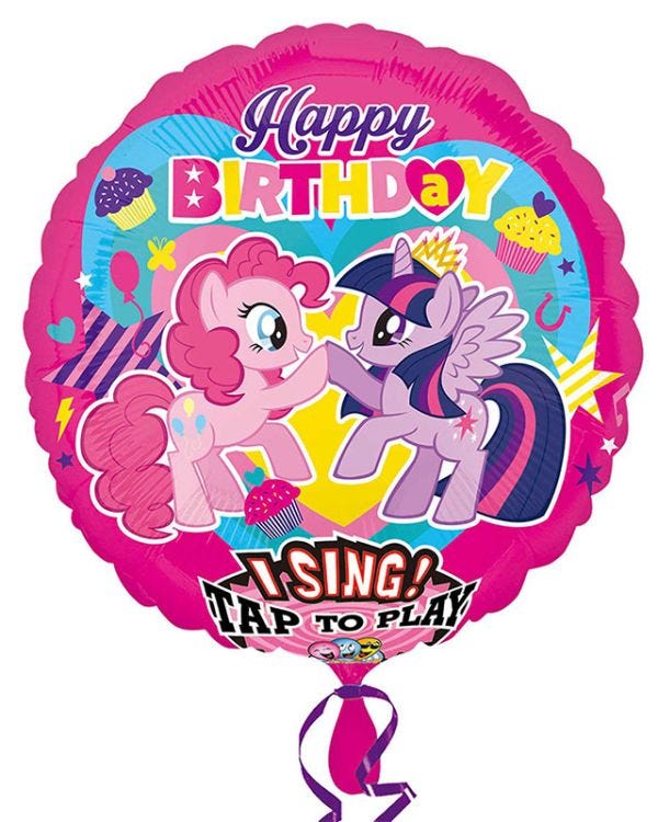 My Little Pony Sing-A-Tune Balloon